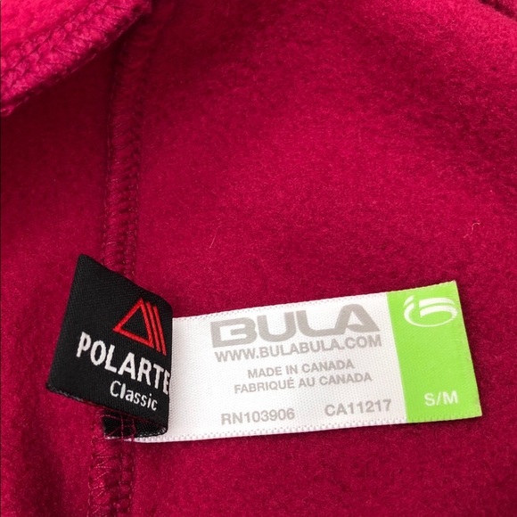 Bula palartec fleece Beanie Fleece Red hat Size S/M - Picture 5 of 5